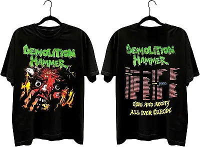 Demolition Hammer T-Shirt Thrash Tee Metal Epidemic Existence Death Morbid Saint • $12.99