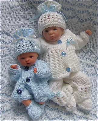 Dolls Knitting Patterns Dk 20 Timmy Reborn Dolls 8-11 By Precious Newborn Knits • £3.99