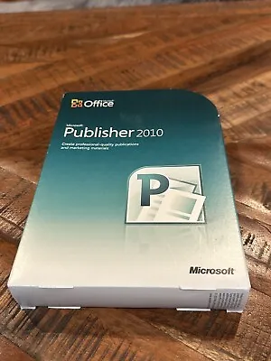  Microsoft Publisher 2010 Full Version RETAIL • $95