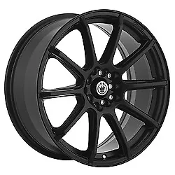 15x6.5 Konig 45B Control Black Wheel 4x100 (40mm) • $165.65