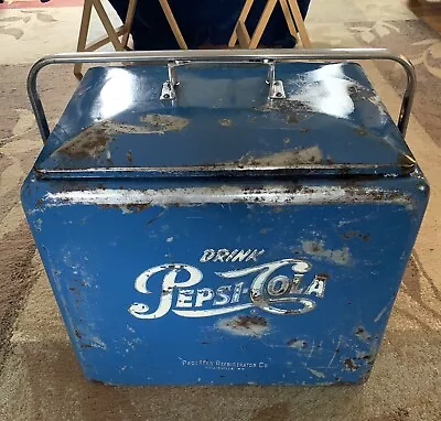 Pepsi Cola Cooler Vintage Metal • $52.80