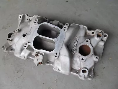 $139.99 • Buy Vintage Edelbrock Performer  Intake Manifold Chevy Small Block Chevrolet #4