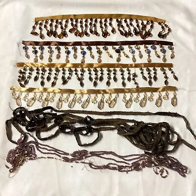 Lot Of Assorted Vintage Beaded Trims • $10