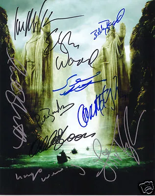 Lord Of The Rings Cast Autograph Signed Pp Photo Poster • £6.89