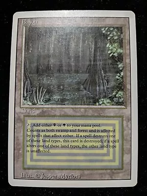 1994 Magic MTG Revised Dual Land Bayou X1 NM8 • $314.95