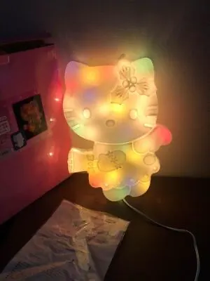 Hello Kitty Window Light Christmas Decoration Lamp Wall Hanging Motif Light • £170.13
