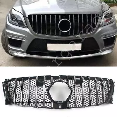 For Benz GL-Class X166 2013-2015 Front Chrome GTR Style Grille GL350 GL400 GL550 • $273.31