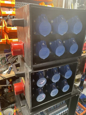 £550 • Buy 2x 32amp 3phase Distros, Distribution Boards
