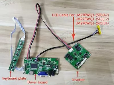 For 27  LM270WQ1-LM270WQ1-SDA1/SDA2/SDC2/SDB1 LCD Controller Drive Board Kit • £30.49