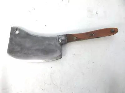 Vintage Large Meat Cleaver 8 Inch Blade 2 Lbs 8 Oz. • $14.99