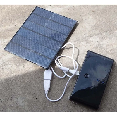 $20.77 • Buy USB Solar Panel Power Bank External Battery Charger For Mobile Phone Tablet BN
