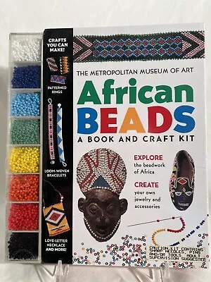 Metropolitan Museum Of Art African Beads: A Book And Craft Kit - New • $19