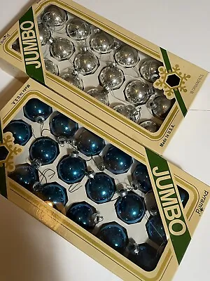 $15.55 • Buy VTG Pyramid Jumbo Glass Christmas Ornament 35 Balls USA