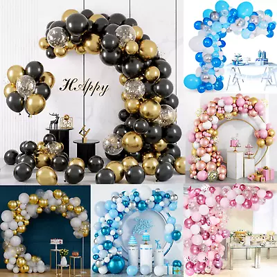 £8.79 • Buy Balloon Arch Kit + Balloons Garland Birthday Wedding Party Baby Shower Decor UK