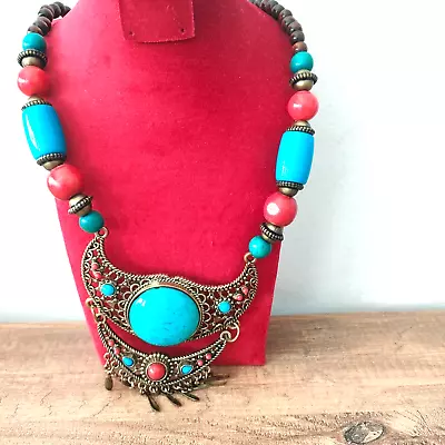 RARE Handcrafted Moroccan Berber Necklace Amazigh Tribal Jewelry Traditional • $39.99