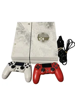 Sony PlayStation 4 PS4 Destiny Special Edition Console CUH-1202A & 2 Controllers • $198