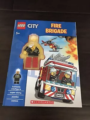 $4 • Buy LEGO City Fire Brigade Book, With Legos, New
