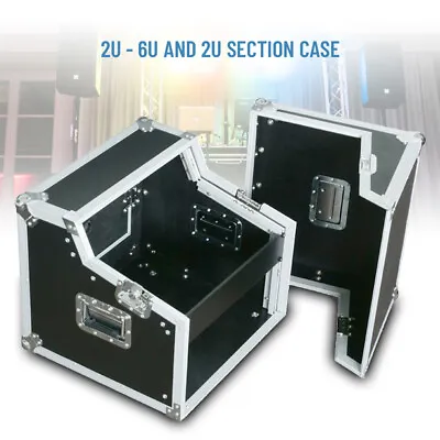 £175 • Buy 2U 6U 2U DJ CD Mixer Flightcase Rackcase Amplifier 19  Mobile Disco Equipment