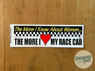 Vintage  I Love My Racecar  Racecar Bumper Sticker Tarmac Drift Rally 4x4  • $20