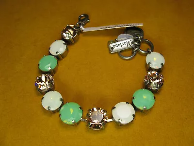 MARIANA BRACELET SWAROVSKI CRYSTALS MOSAIC AQUA OPAL SSPL MULTI Gift Mothers Day • $99