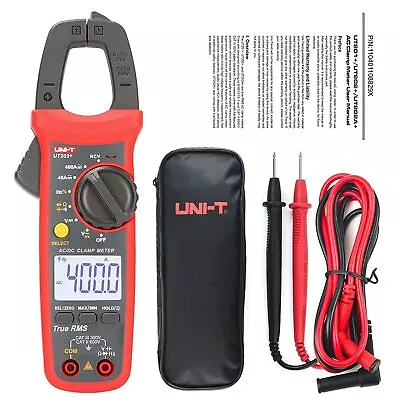 UNI-T UT201+ Digital Clamp Multimeter True RMS DC/AC Current Voltage Clamp Meter • £29.09