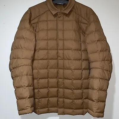 Arcteryx Rico Shacket Men Size Large - Brown Beige Puff Jacket Shirt Casual • $275.23