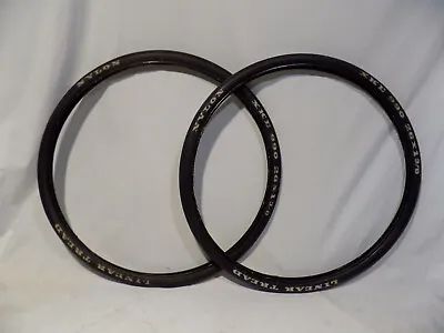 1970s HUFFY 26x1 3/8 RAISED WHITE LETTER LINEAR TREAD TIRES MUSCLE BIKE XKE-990 • $49.95