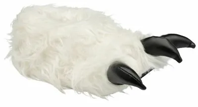 £14.99 • Buy Dunlop Mens White Fancy Dress Polar Bear Lorek Byrnison Claw Novelty Slippers