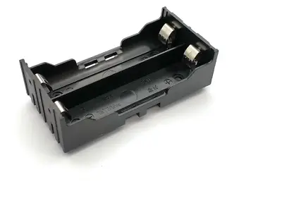 18650 Battery Holder Case For PCB Soldering 2 Slots DIY Powerwall • £2.59