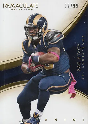 $2 • Buy 2014 Immaculate Collection Football Card #89 Zac Stacy /99