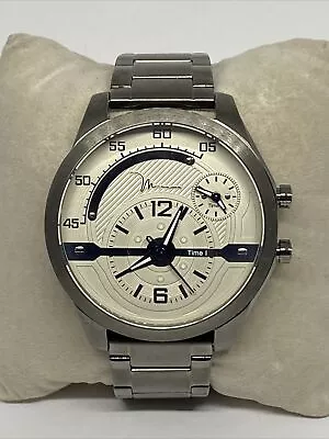 Marc Anthony FMDMA154 Men's Gray Stainless Steel Analog Dial Quartz Watch EY413 • $39.99