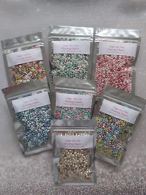 Edible Confetti Mixed Sugar Sprinkles Cake Decorations Mermaid Unicorn Rainbow • £3.09