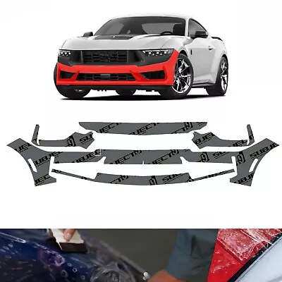 2024 Mustang Dark Horse Pre-Cut Front Bumper Paint Protection Film PPF Bra Wrap • $124.99