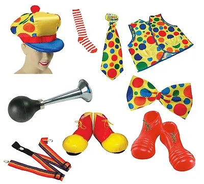 Adult New Clown Costume Accessory Fancy Dress Shoes • £2.80