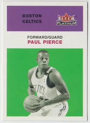 2001-02 Fleer Platinum #33 Paul Pierce - Boston Celtics • $1.10