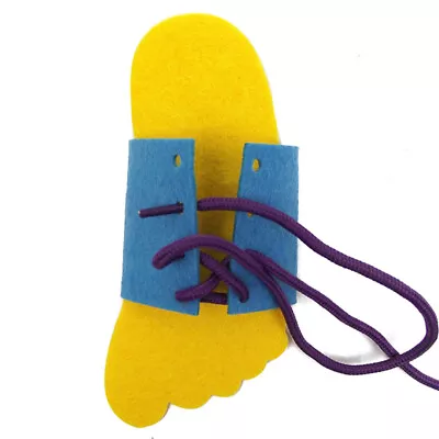 2pcs Learn To Lace Tie Shoes Practice Lacing Children's M6B5 Shoelace N6H1 Q2V7 • £3.07