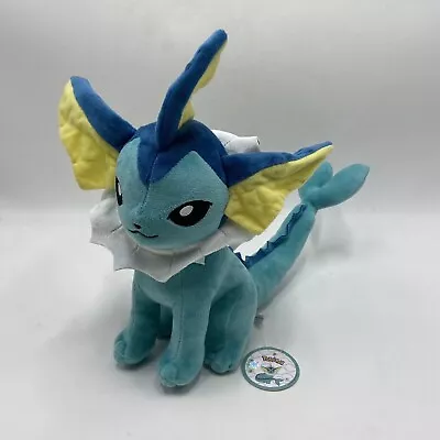 Pokemon Vaporeon Plush Stuffed Animal Doll 12   3rd Round W/ Tag • $79.95