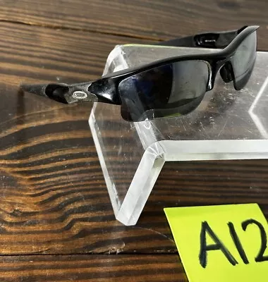 Oakley Flak Jacket XLJ 12-903 Men's Jet Black Frame Mirror Lens Sunglasses • $59.99