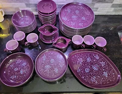 Vintage Noritake Primastone FANTASY Stoneware Dish Set Of 47 Pieces Japan • $300