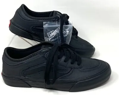 Vans Rawley Black Skateboarding Low Top Sneakers Women Size 8.5 VN0A5KQTBKA • £47.83