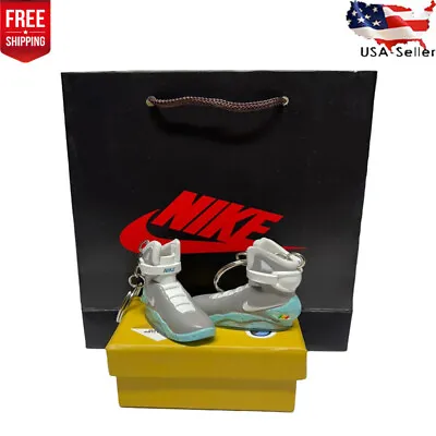 Stylish Air Mag 3d Mini Shoe Keychain Single Or Pair (Free Box And Bag Offer) • $11.99