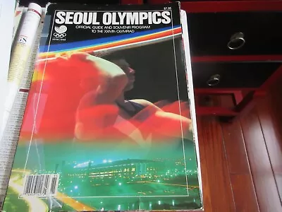 Seoul Olympics 1988 Official Guide And Souvenir Program • $25