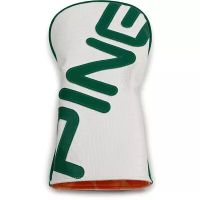 New Ping 2024 Augusta Masters Driver Headcover - White And Green - Gator Texture • $79.99