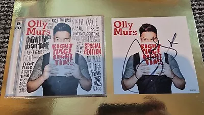 ■ Olly Murs- Right Place Right Time- (Signed!) 2CD. New! ■ • £12.95