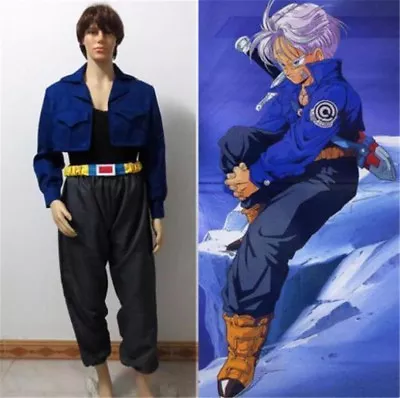 Drag Onball Drag On Ball Z Trunks Super Saiyan Torankusu Suit Cosplay Costume • $79