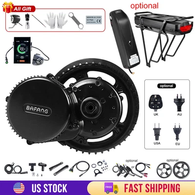 $425.63 • Buy BAFANG BBS02B Mid Drive Motor 48V 750W Electric Bicycle Conversion Kits 17.5Ah