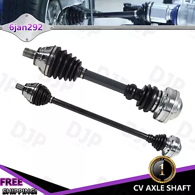 Front L&R Pair CV Axle Shaft For Audi A3 VW Jetta Passat EOS CC GTI 2.0L 2006-12 • $161.91