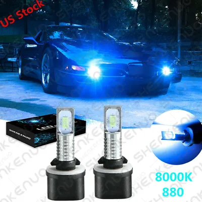 For Chevy Corvette C5 1997-2004 LED 8000k Ice Blue Driving Lamp Fog Light Bulbs • $15.74