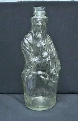 Antique Poland Maine Mineral Springs Water Moses Figural Bottle Ricker & Sons • $49