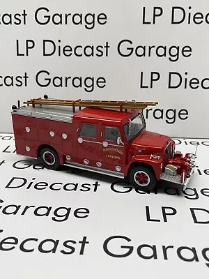 DIECAST MODEL 1972 International Loadstar 1627 Tanker Truck 1:43 Scale Red Fire • $39.99